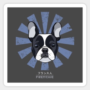 Frenchie Retro Japanese French Bulldog Magnet